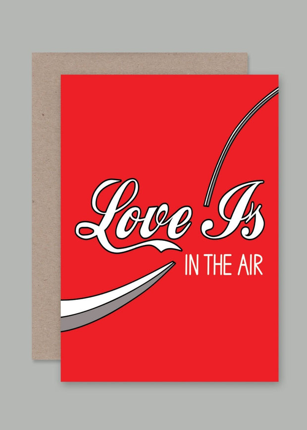 Love Is In The Air Greeting Card