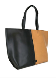 Fusion Colourblock Shopper Bag Black