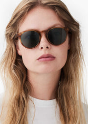 NEW DEPP Sunglasses Horn Green