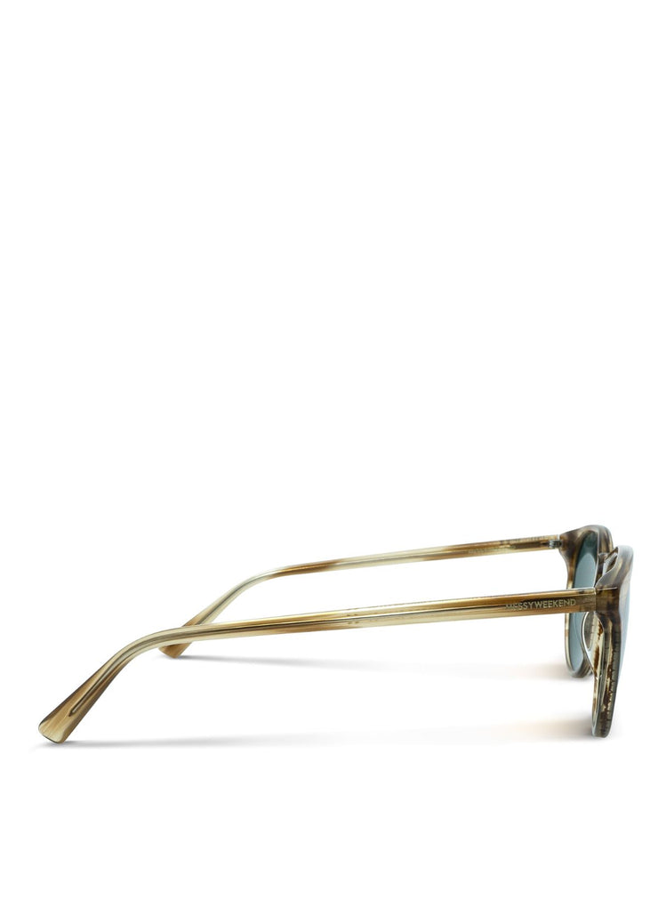 NEW DEPP Sunglasses Horn Green