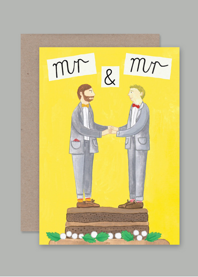 Mr & Mr Greeting Card