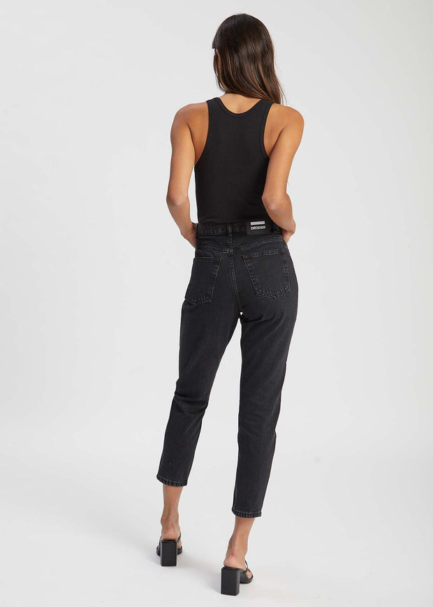 Nora Jeans Black Retro